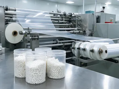 Flexible packaging film line